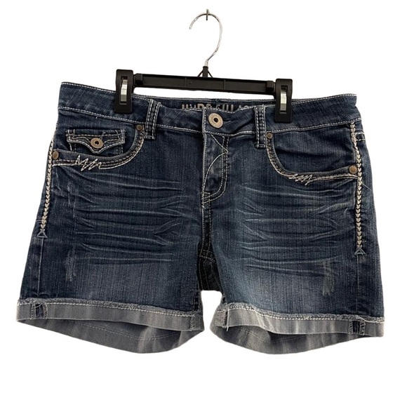 Hydraulic Women’s Embellished Jean Shorts Size 13/14